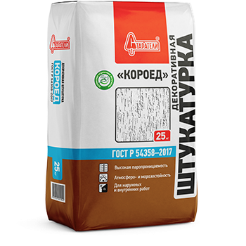 Декоративная Штукатурка "КОРОЕД" 3 мм 25 кг