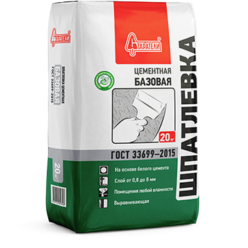 Шпатлевка цементная "Базовая" 20 кг