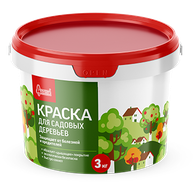 Краска для садовых деревьев 3 кг 