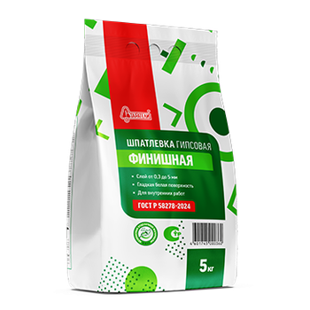 Шпатлевка гипсовая "Финишная" 5 кг
