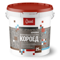 Акриловая декоративная штукатурка «Короед» ГОТОВАЯ 25 кг